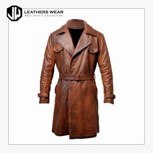 Leather Trench Jacket