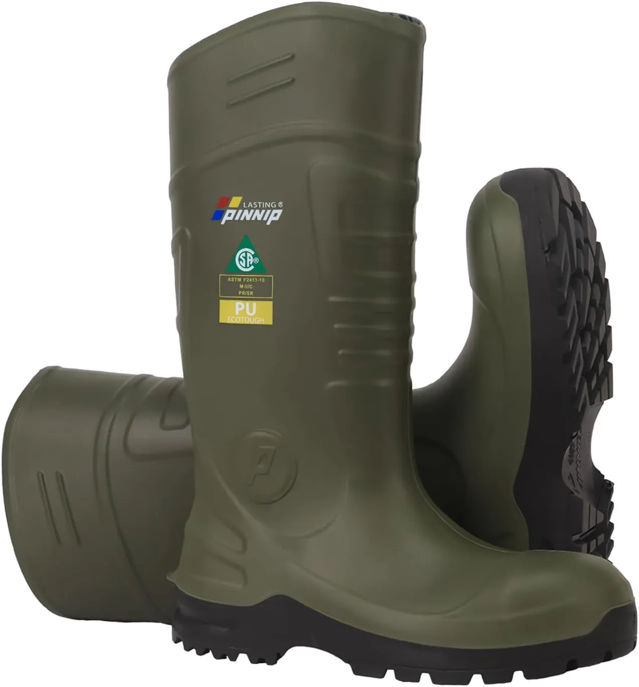 Lightweight Steel Cap Work Boots for Men - Safety Boots Insulated Rubber Boots Puncture Resistant Waterproof Slip Resistant