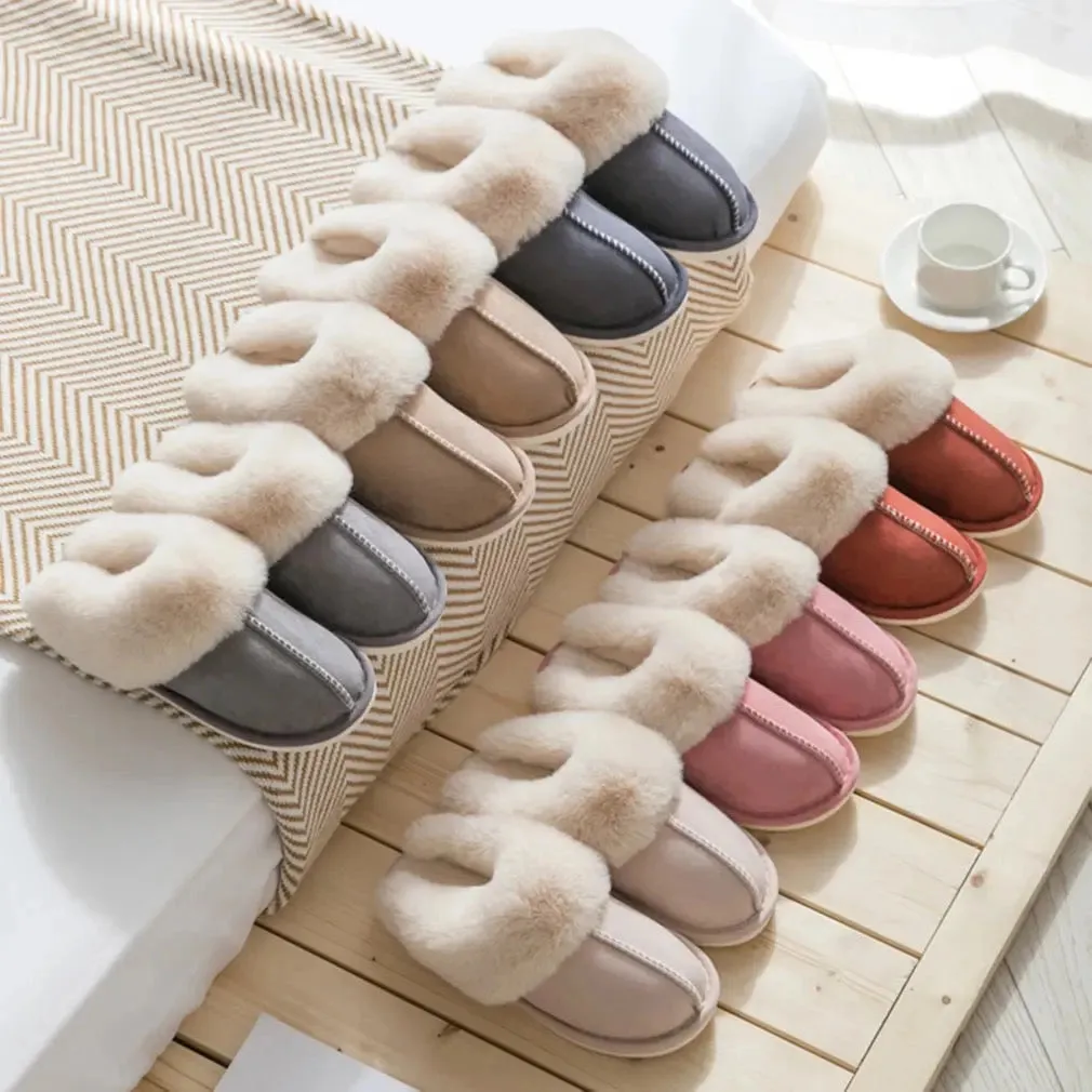 Luxury Sheepskin Slippers | Plush Winter Indoor Footwear