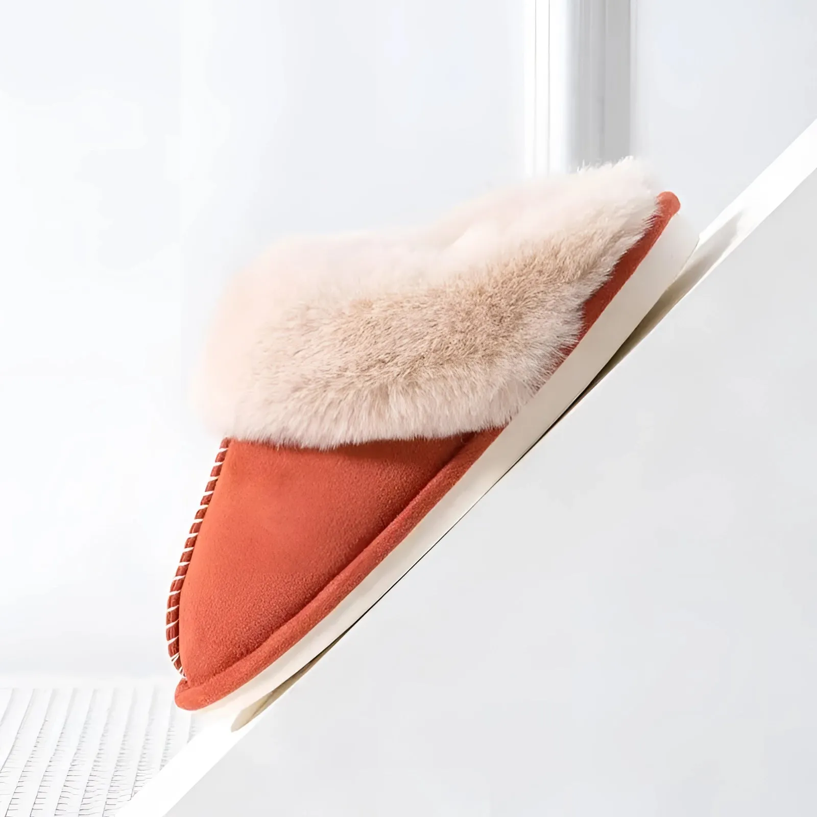 Luxury Sheepskin Slippers | Plush Winter Indoor Footwear
