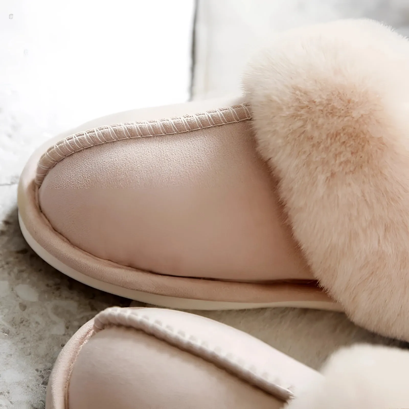Luxury Sheepskin Slippers | Plush Winter Indoor Footwear