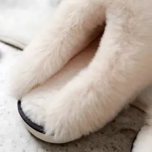 Luxury Sheepskin Slippers | Plush Winter Indoor Footwear