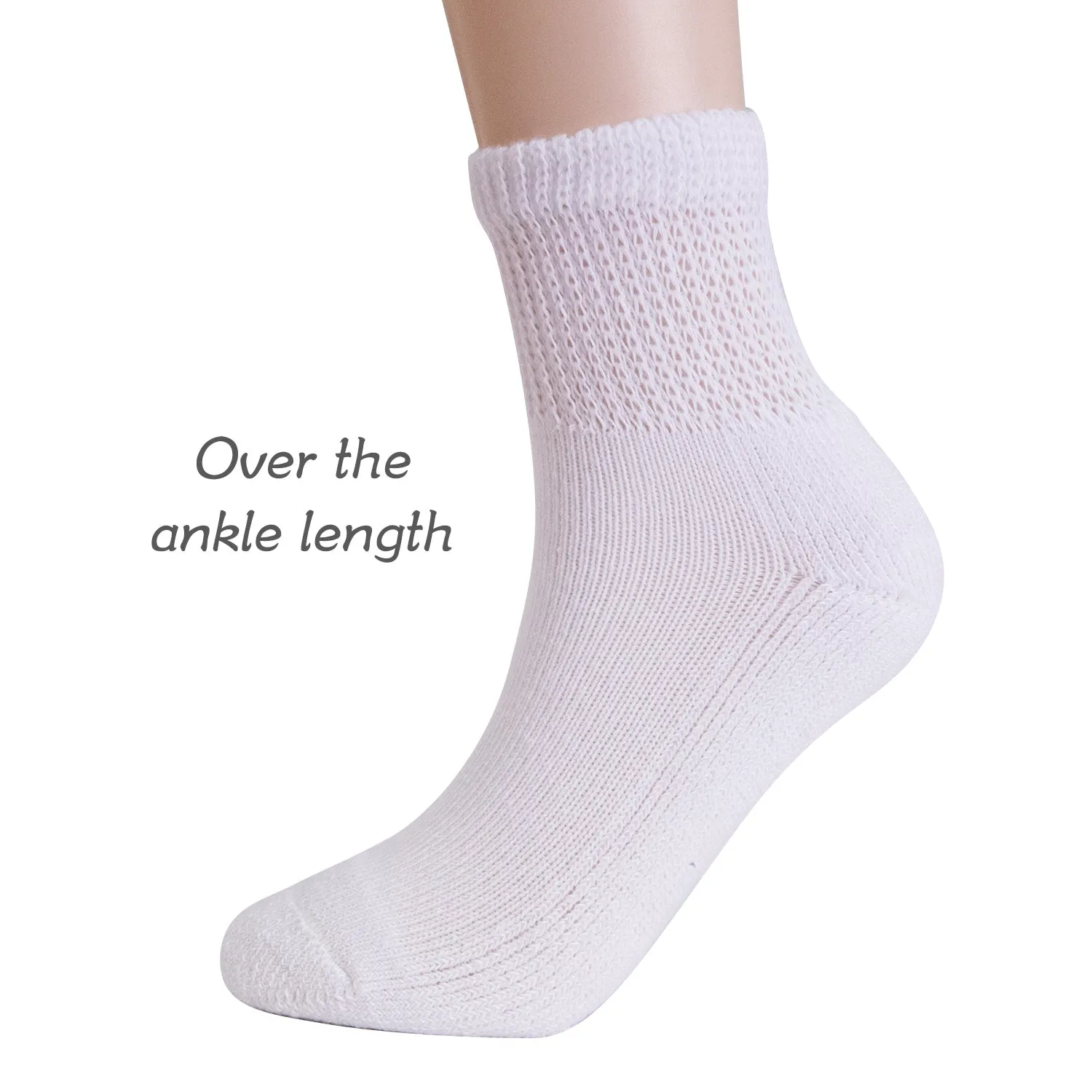 MD Polyester Loose Ankle Socks Cushion Circulatory