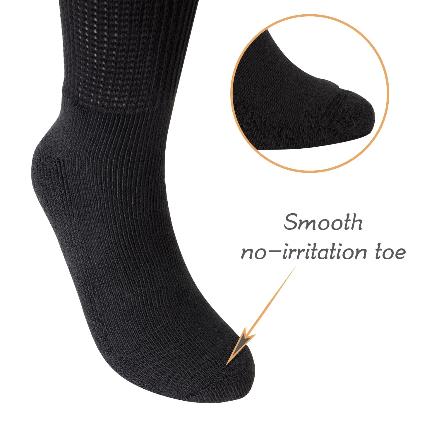 MD Polyester Loose Ankle Socks Cushion Circulatory