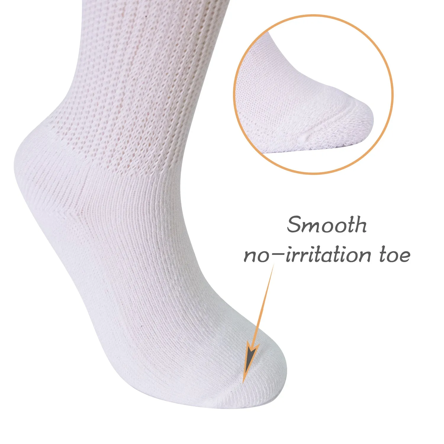 MD Polyester Loose Ankle Socks Cushion Circulatory
