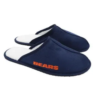 Men's Chicago Bears Wordmark Open Back Moccasin Slippers