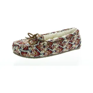 Minnetonka Womens Faux Fur Lined  Moccasin Slippers