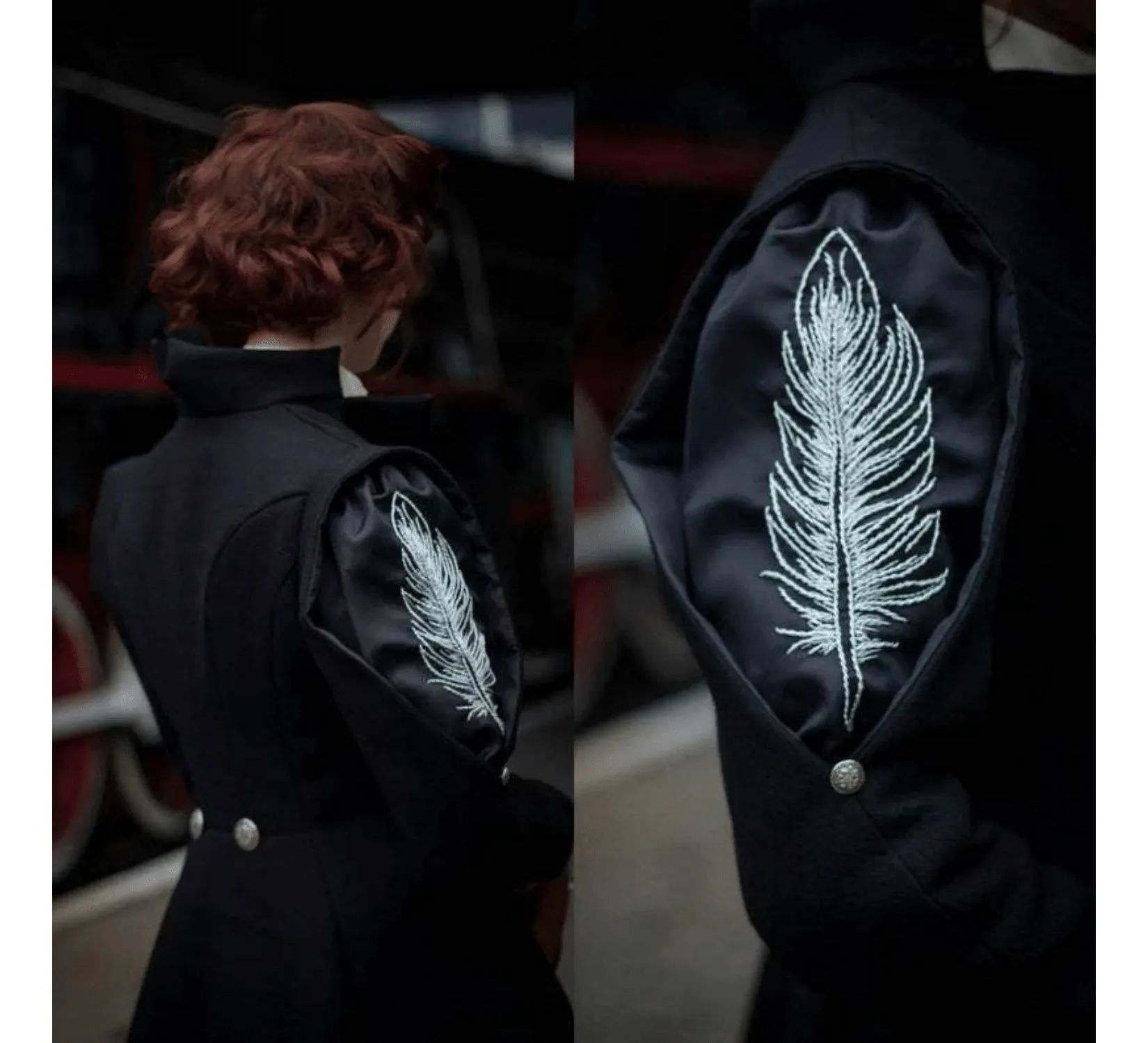 Miss Peregrine Victorian jacket black