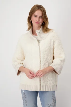 Monari Jacket Cape Bouclé 807906