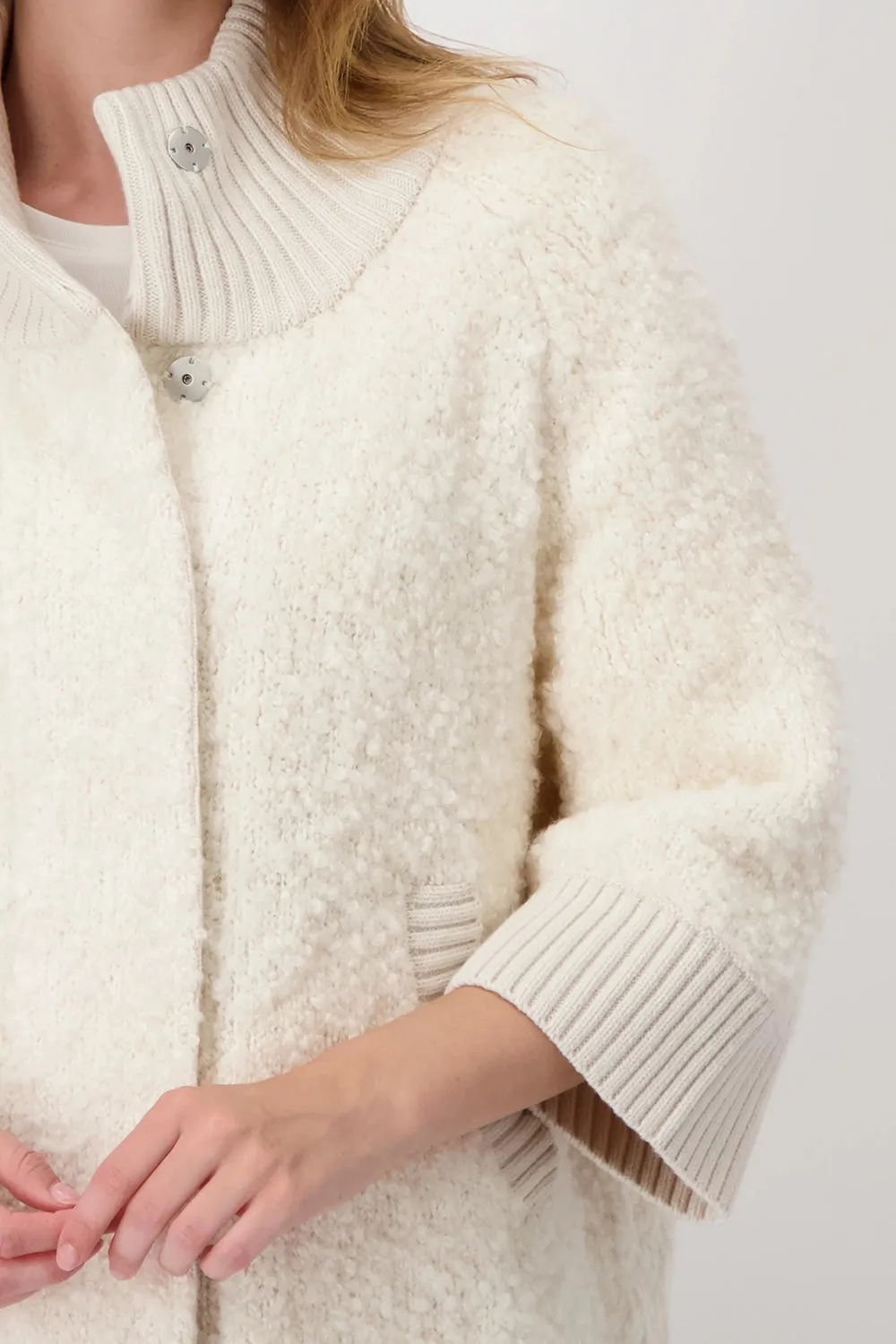 Monari Jacket Cape Bouclé 807906