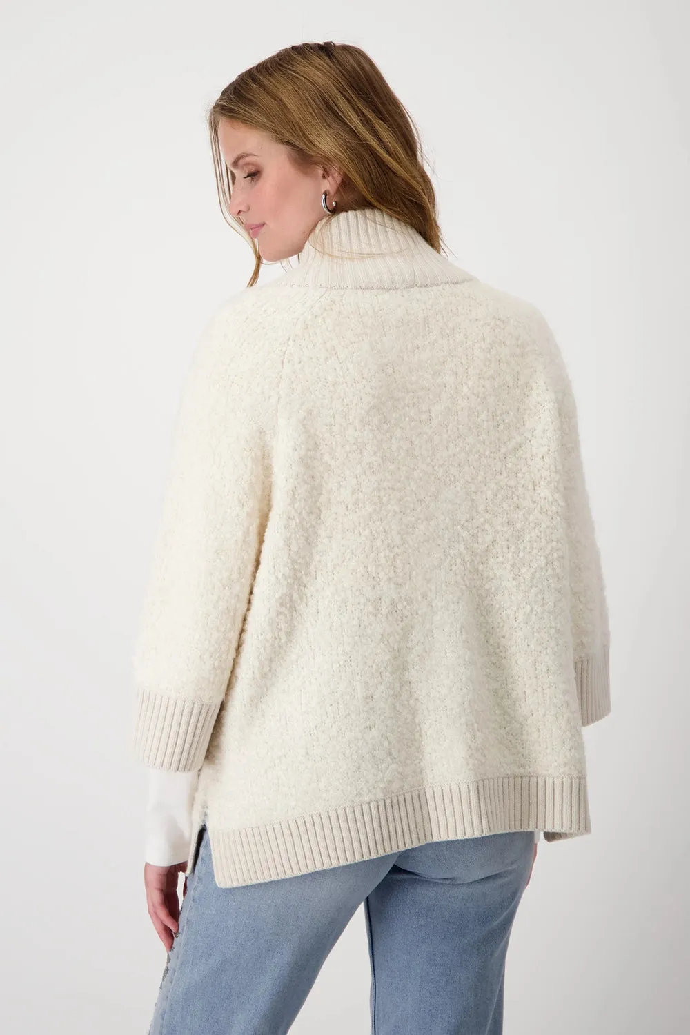 Monari Jacket Cape Bouclé 807906