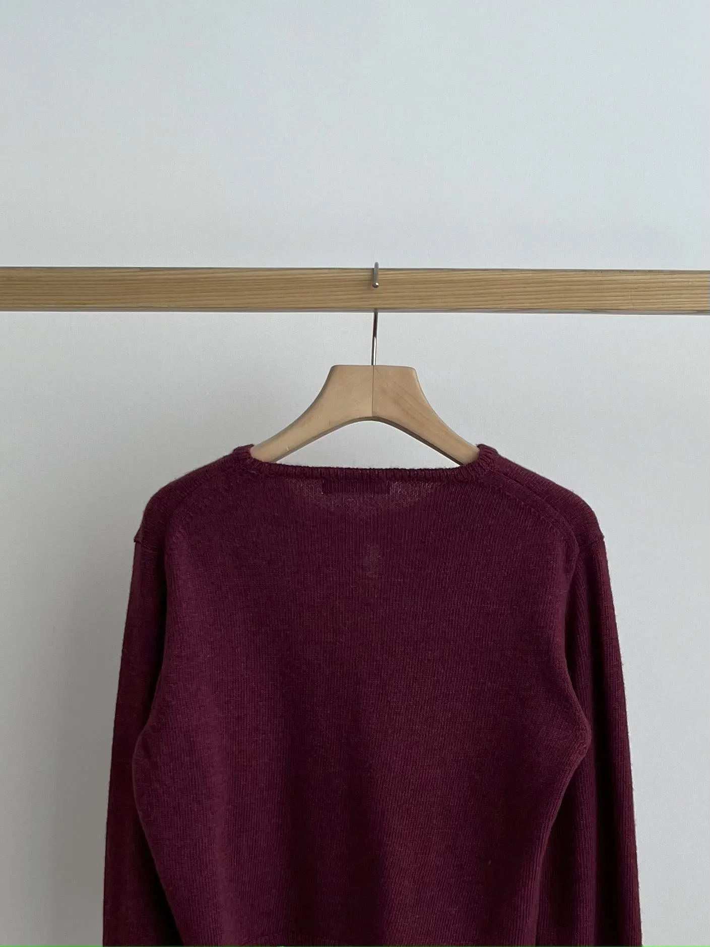 NEW & IN-STOCK - Korean Cropped Wool Blend Cardigan