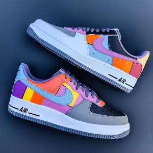 Nike Air Force 1 Custom Sneakers | Patchwork