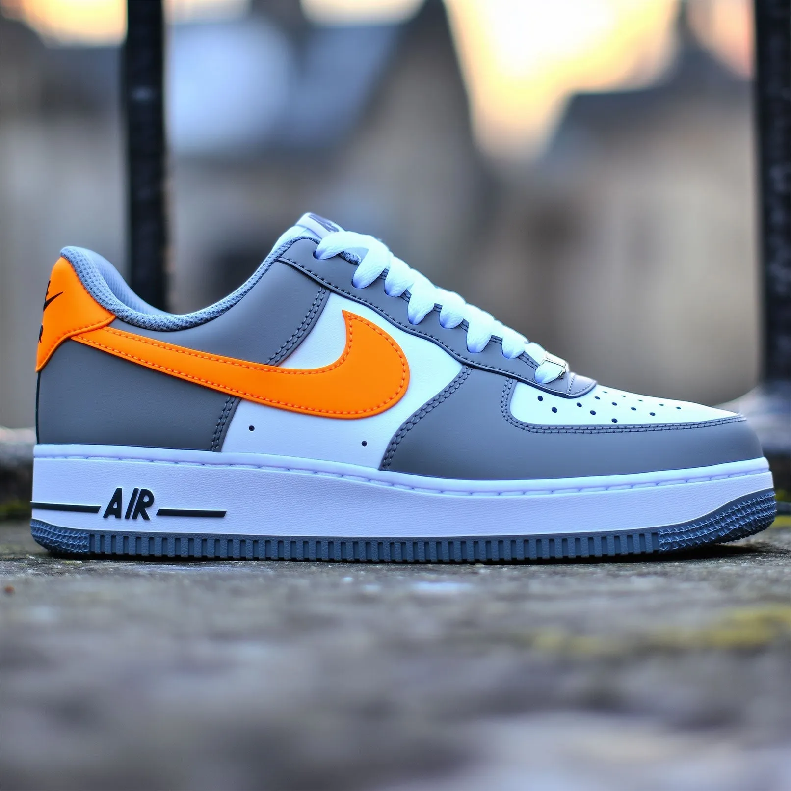 Nike Air Force 1 Custom Sneakers | Sunset Storm