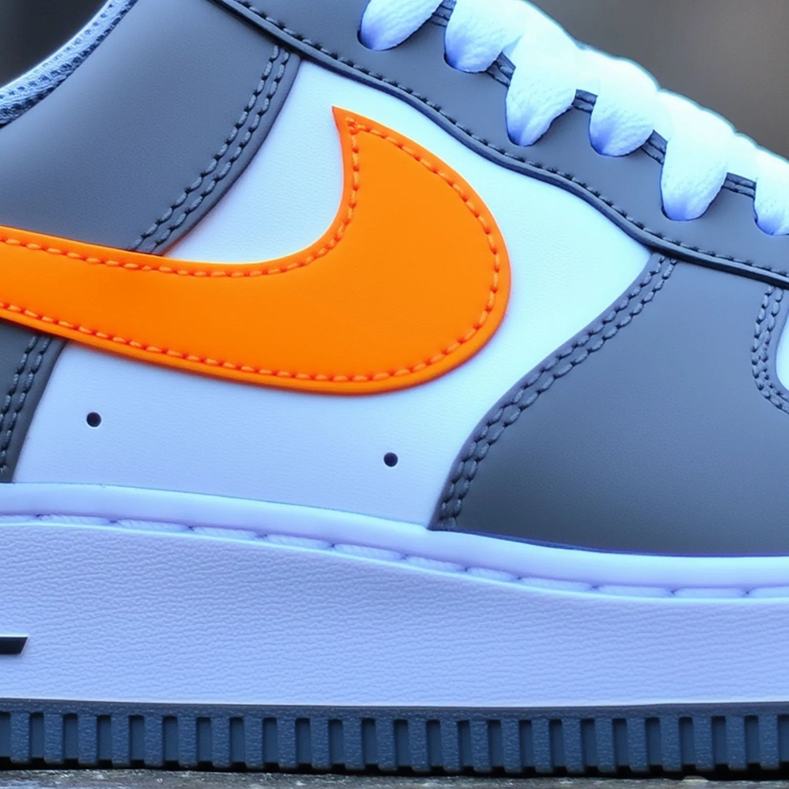 Nike Air Force 1 Custom Sneakers | Sunset Storm