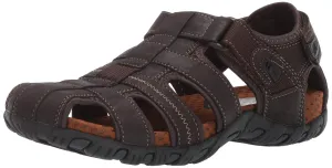 Nunn Bush Men's Rio Bravo Fisherman Closed Toe Outdoor Sandal, Brown, 12