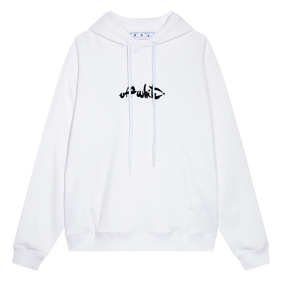 OFF WHITE Paint Arrow Hoodie Oversize