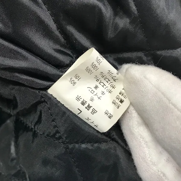OFFERS OK! [L/XL] Futura Laboratories Pointman Wool / Leather Varsity Jacket Black