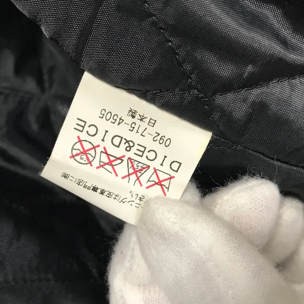 OFFERS OK! [L/XL] Futura Laboratories Pointman Wool / Leather Varsity Jacket Black