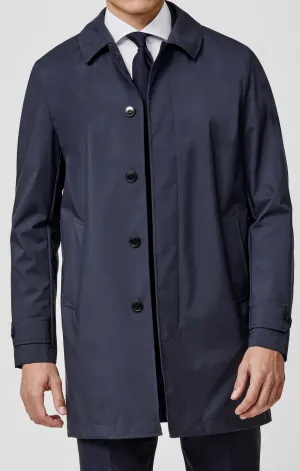 Olmetex Navy Lightweight Bonded Water-Repellent Technical Windbreaker