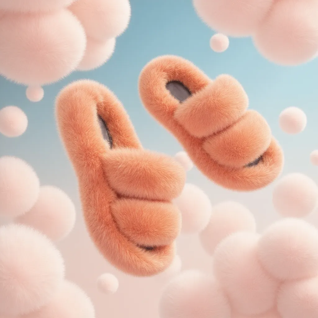 Peach Sorbet Slippers