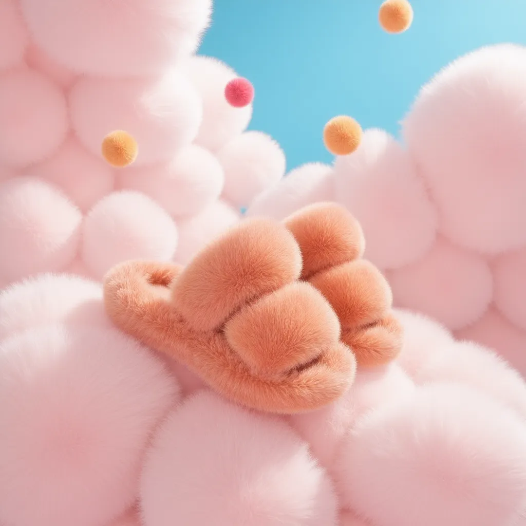 Peach Sorbet Slippers