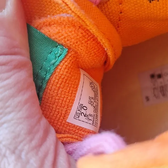 RARE COLLAB Vans X Sesame Street Sk8-Hi Zipper Back Sneakers Kids 2