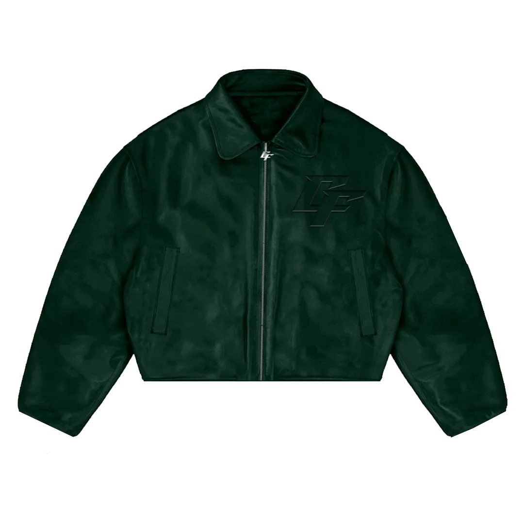 Refined Leather Jacket (Green)