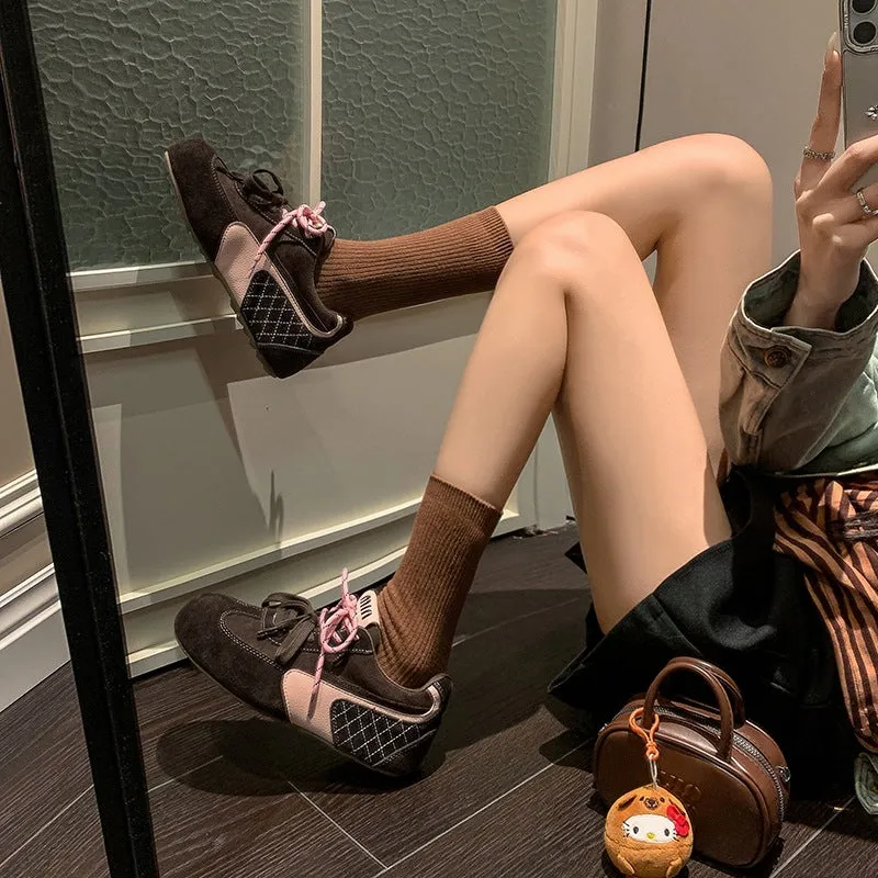 RETRO DESIGNER STREET SNEAKER SHOES FOR WOMEN