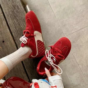 RETRO DESIGNER STREET SNEAKER SHOES FOR WOMEN