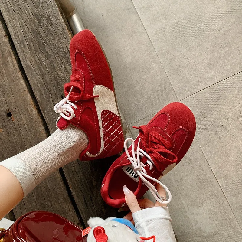 RETRO DESIGNER STREET SNEAKER SHOES FOR WOMEN