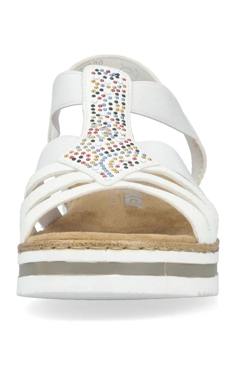 Rieker Diamante Sandal in White