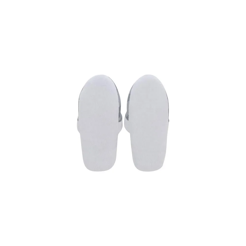 Roberto Cavalli Macro Zebrage Slippers - Bianco/Perla