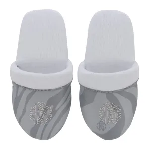 Roberto Cavalli Macro Zebrage Slippers - Bianco/Perla