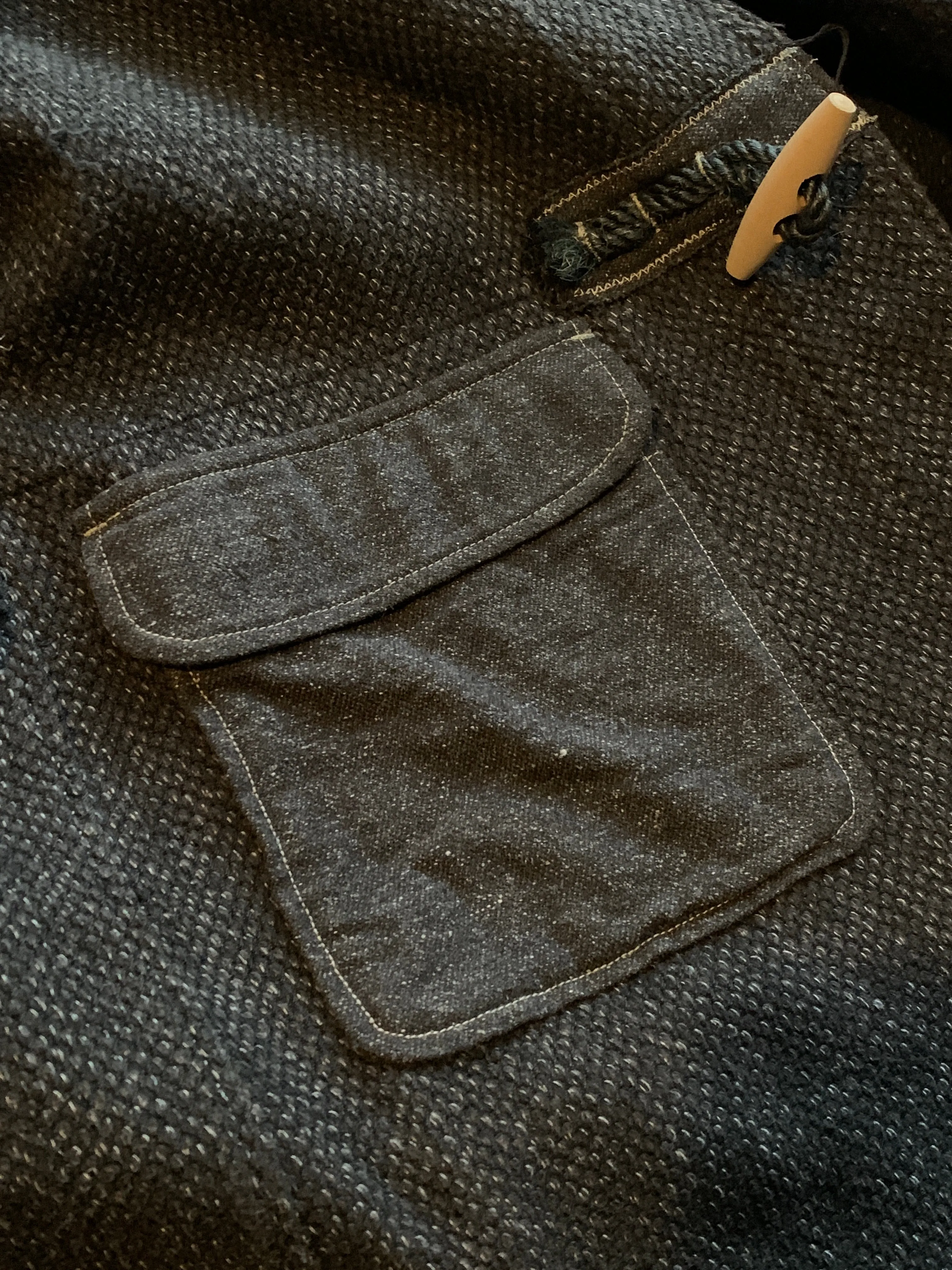[S] Kapital Sashiko Kendo Gi Duffle Coat