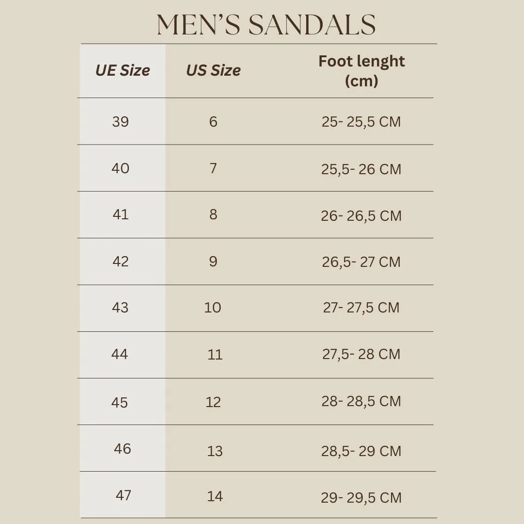 SAMUEL MAHOGANY FISHERMAN SANDALS