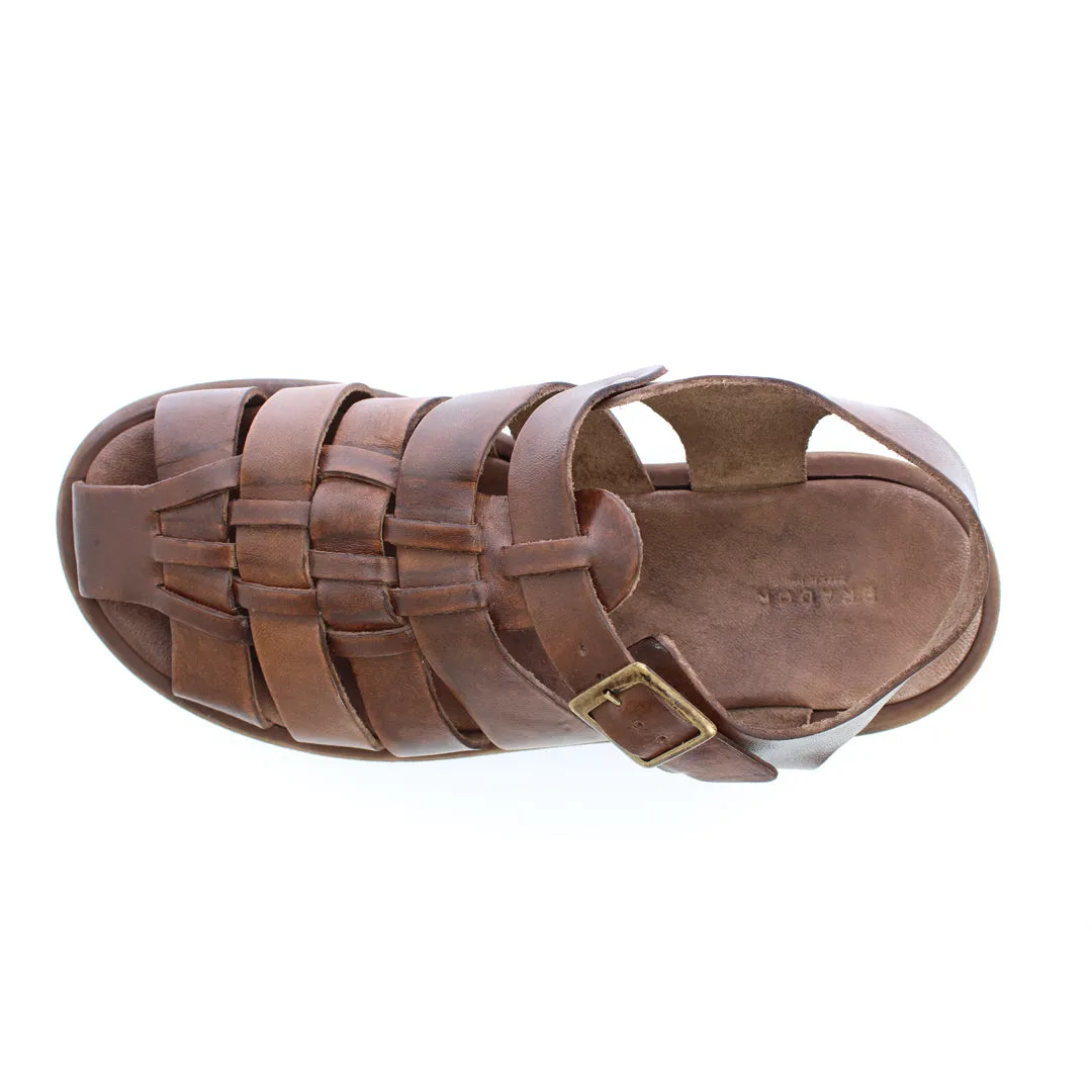 SAMUEL MAHOGANY FISHERMAN SANDALS
