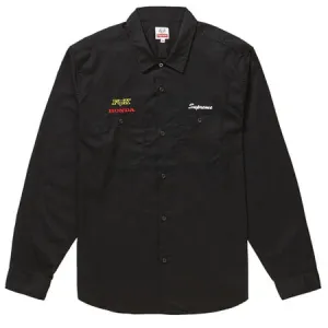Supreme Honda Fox Racing Work Shirt- Black