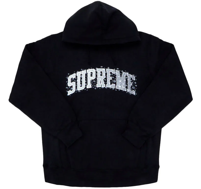 Supreme Water Arc Hooded Sweatshirt- Black