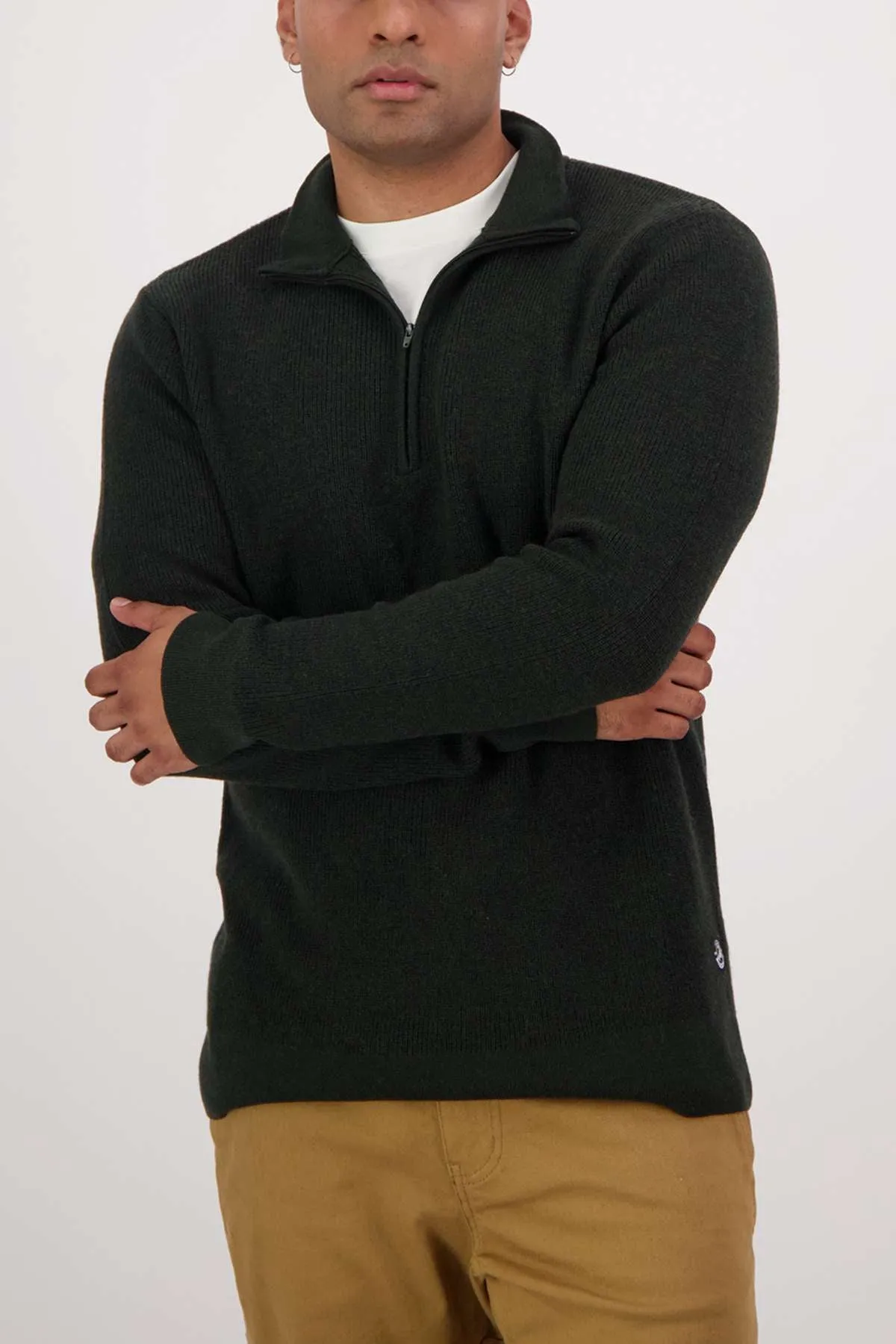 Swanndri Otahu River Quarter Zip Merino Knit