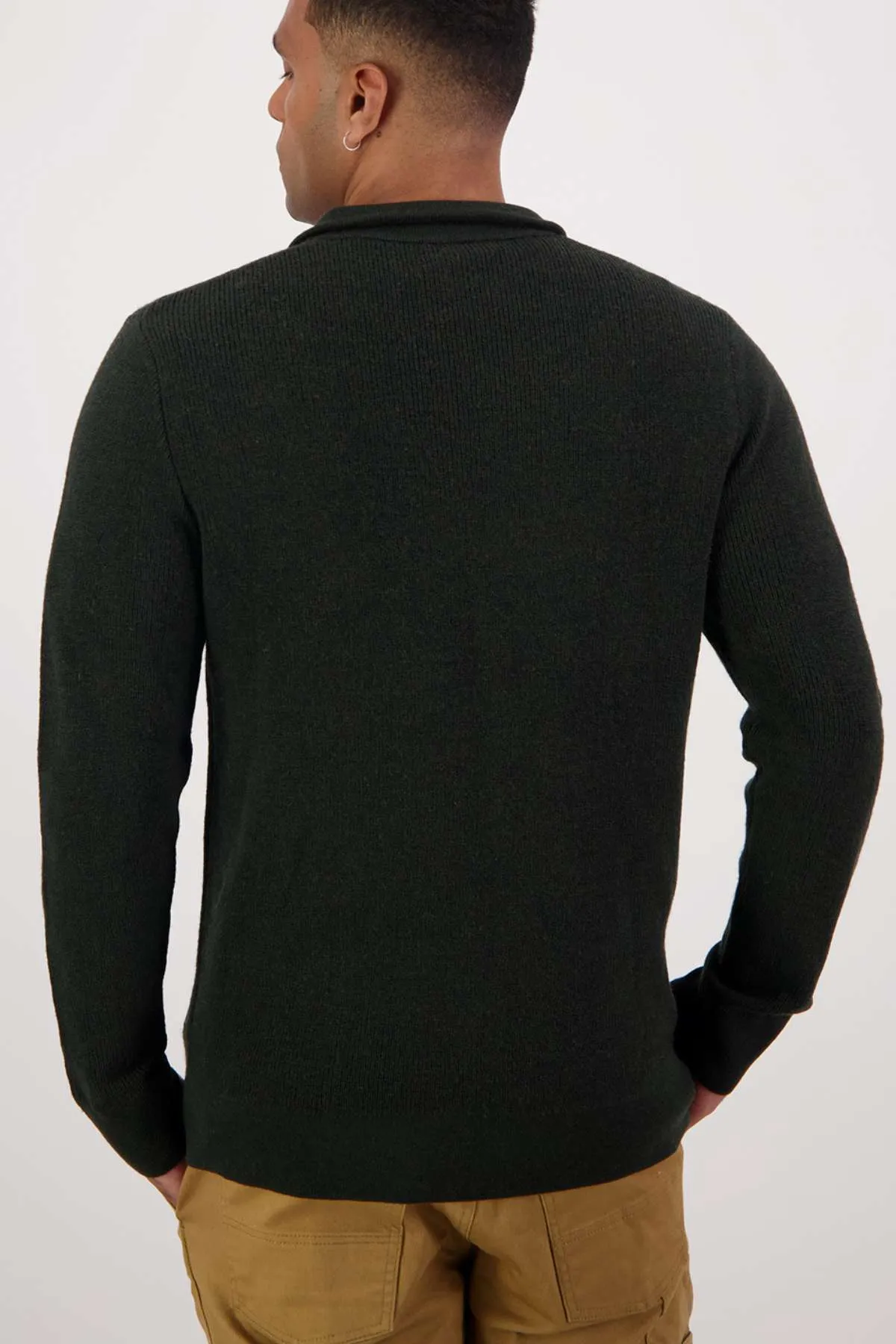 Swanndri Otahu River Quarter Zip Merino Knit