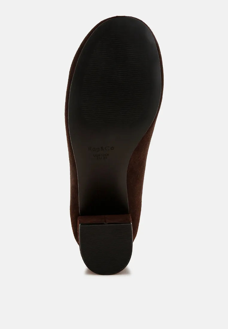 Tassels Detail Suede Loafers by RUW