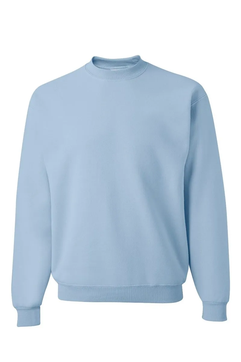Team Name Football Royal & Black Unisex NuBlend Crew Sweatshirt