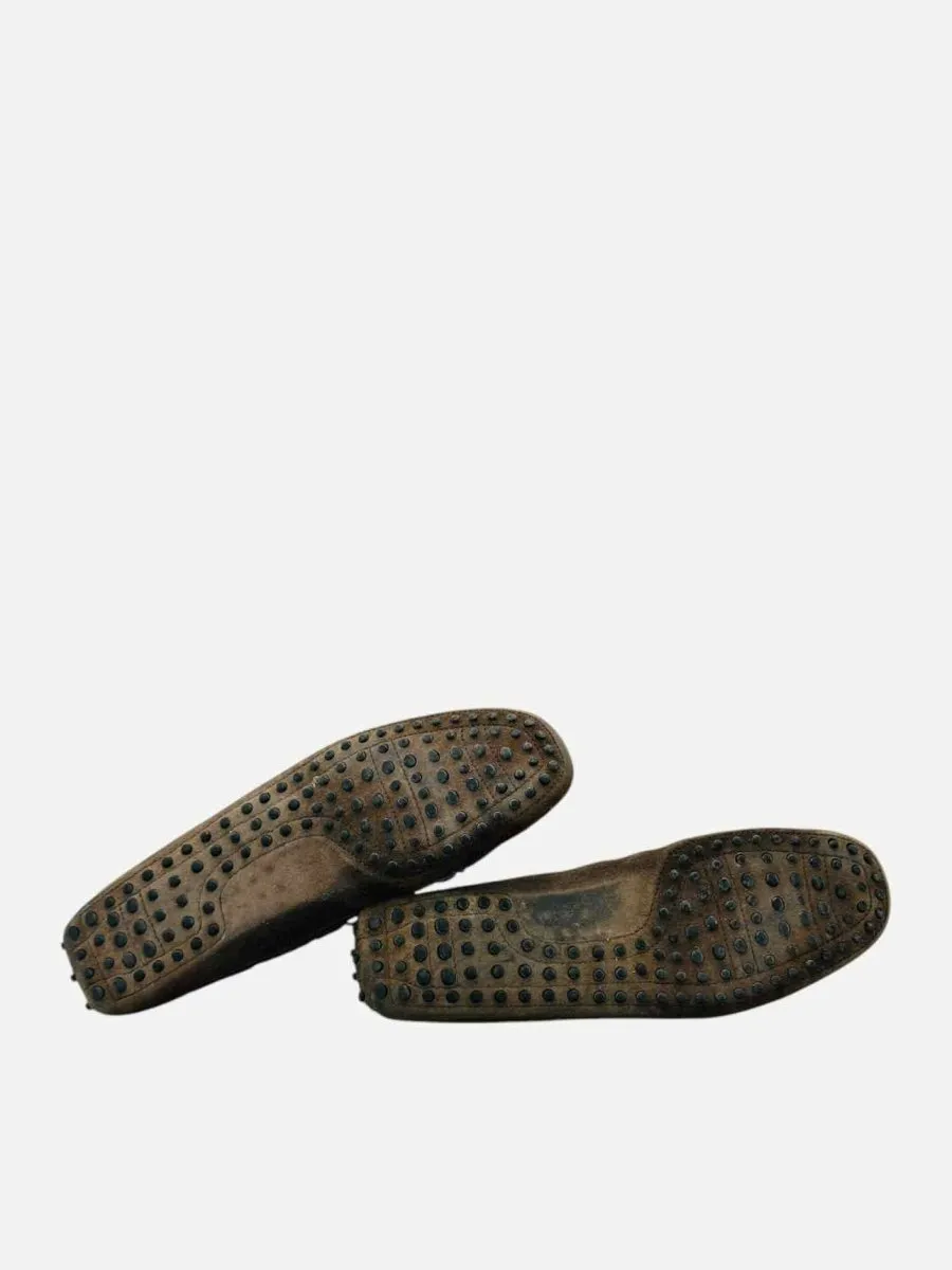TOD'S Driving Brown Loafers 11.5