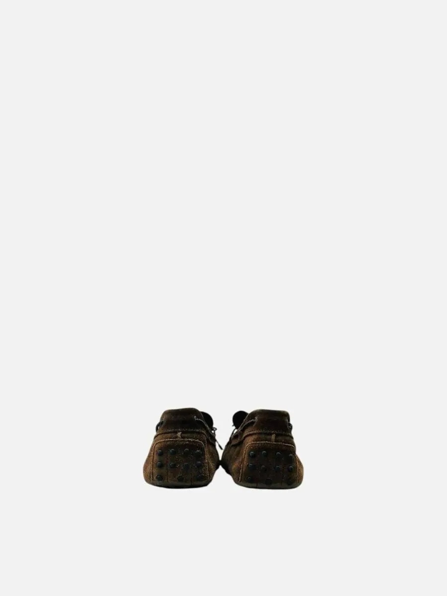 TOD'S Driving Brown Loafers 11.5