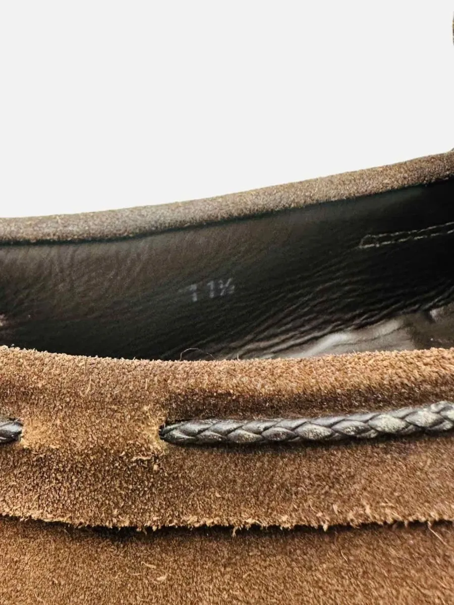 TOD'S Driving Brown Loafers 11.5