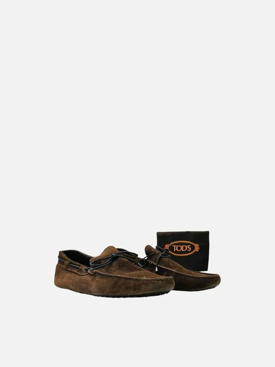 TOD'S Driving Brown Loafers 11.5