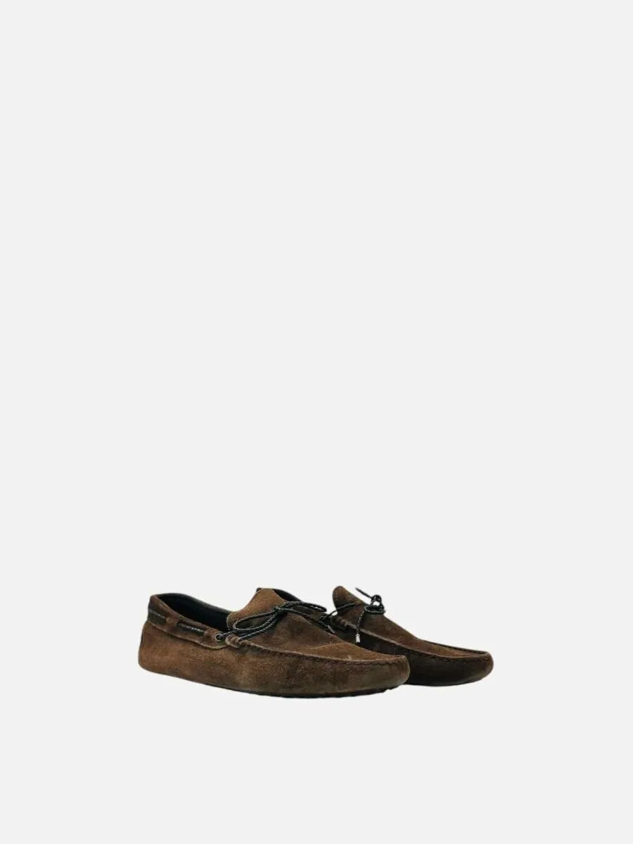 TOD'S Driving Brown Loafers 11.5