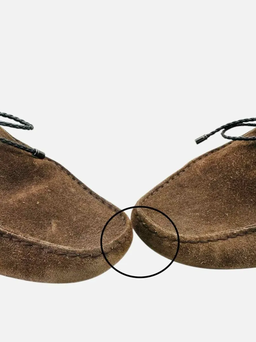 TOD'S Driving Brown Loafers 11.5