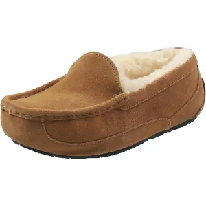 Ugg Womens Faux Fur Lined Moccasin Slippers